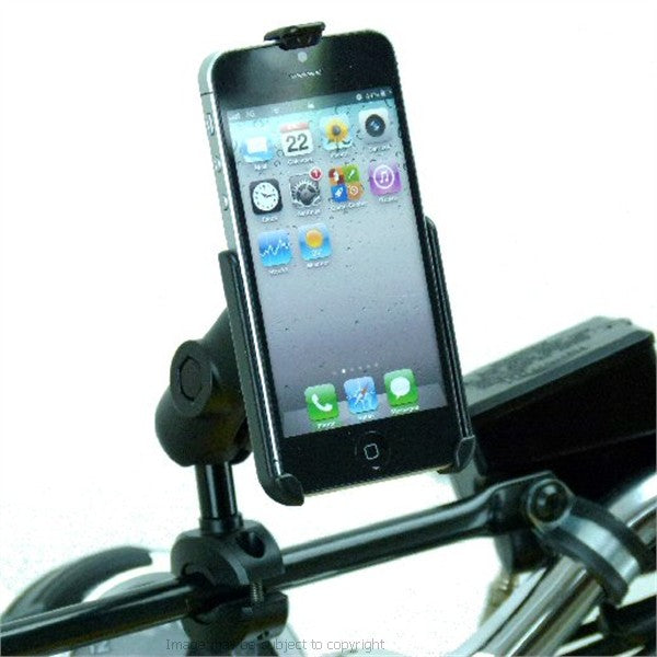 Heavy Duty Dedicated iPhone 5c Motorcycle Crossbar Mount (sku 18239)