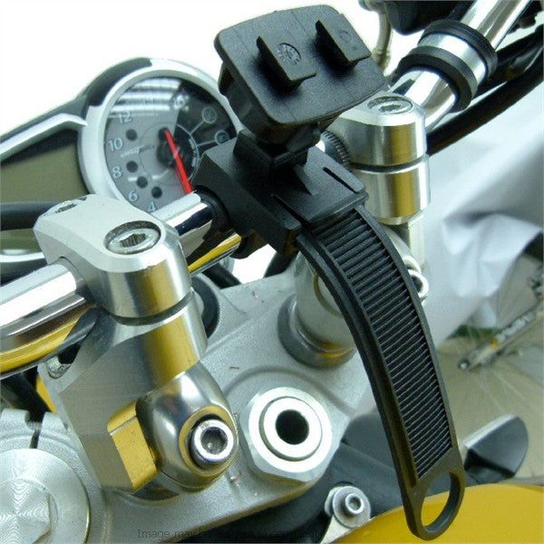 5inch Widescreen GPS SatNav Strap Motorcycle Mount (sku 16402)