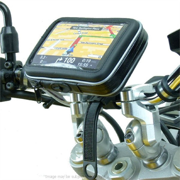 5inch Widescreen GPS SatNav Strap Motorcycle Mount (sku 16402)