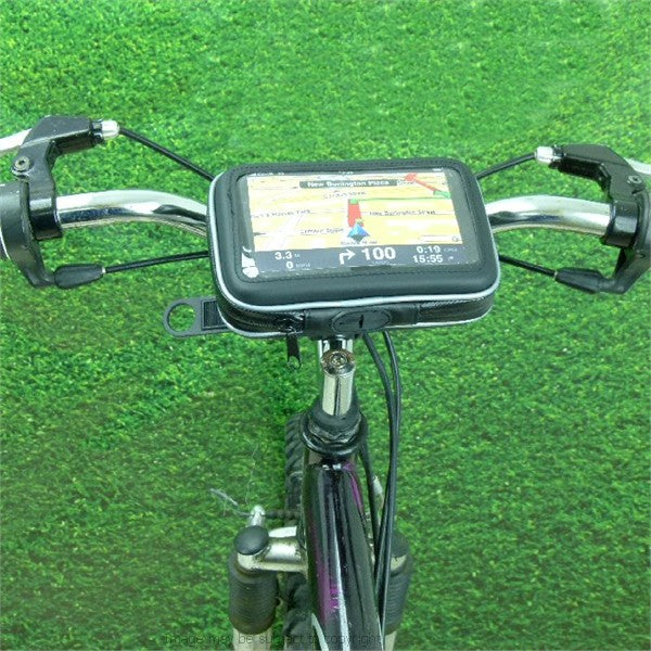 5inch Widescreen GPS SatNav Strap Bike Cycle Handlebar Mount (sku 16407)