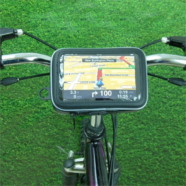 6inch Extra Widescreen GPS SatNav Strap Bike Cycle Handlebar Mount (sku 16406)