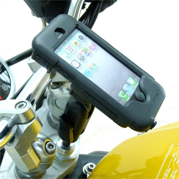 Waterproof Extension Arm iPhone 5S 17.5mm-20.5mm Motorcycle Fork Stem Yoke Mount (sku 17565)