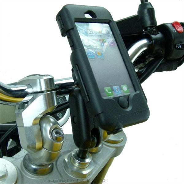 Waterproof Extension Arm iPhone 5S 15mm-17mm Motorcycle Fork Stem Yoke Mount (sku 17567)