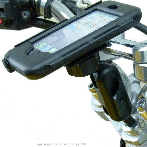 Waterproof Extension Arm iPhone 5S 15mm-17mm Motorcycle Fork Stem Yoke Mount (sku 17567)