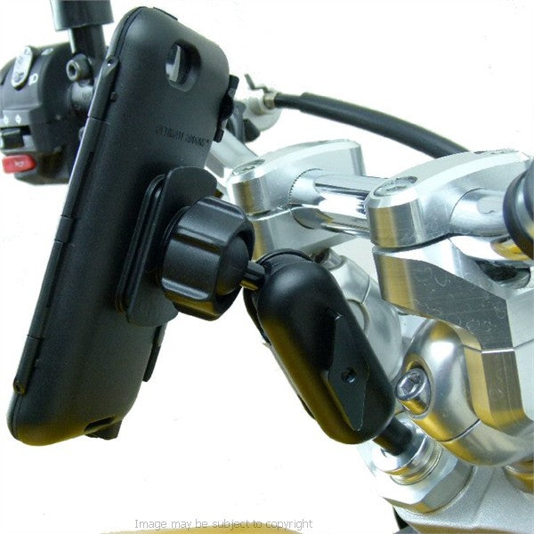 Waterproof Extension Arm iPhone 5C 20.5mm-24.5mm Motorcycle Fork Stem Yoke Mount (sku 19251)