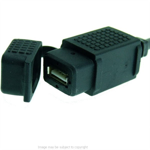 Powerlink Weatherproof Direct to Battery Hardwire USB Charging Socket (sku 16428)