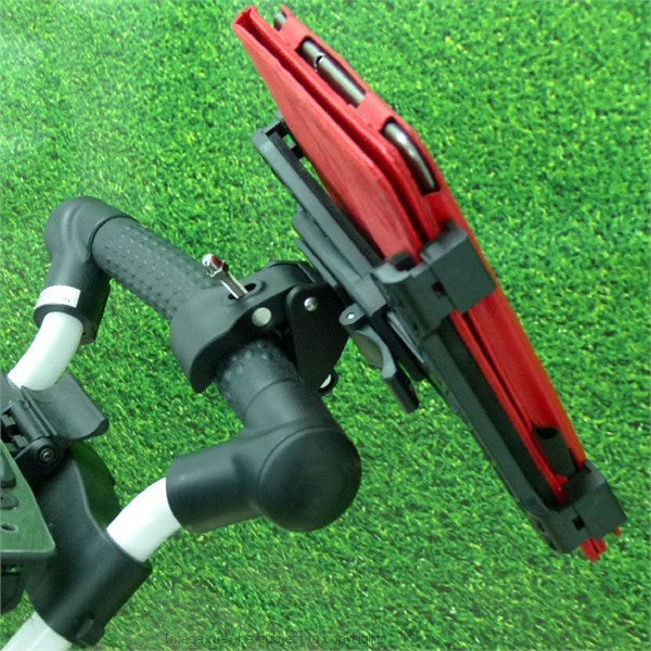 Adjustable Quick Fix Tablet PC Golf Trolley Mount (sku 16496)