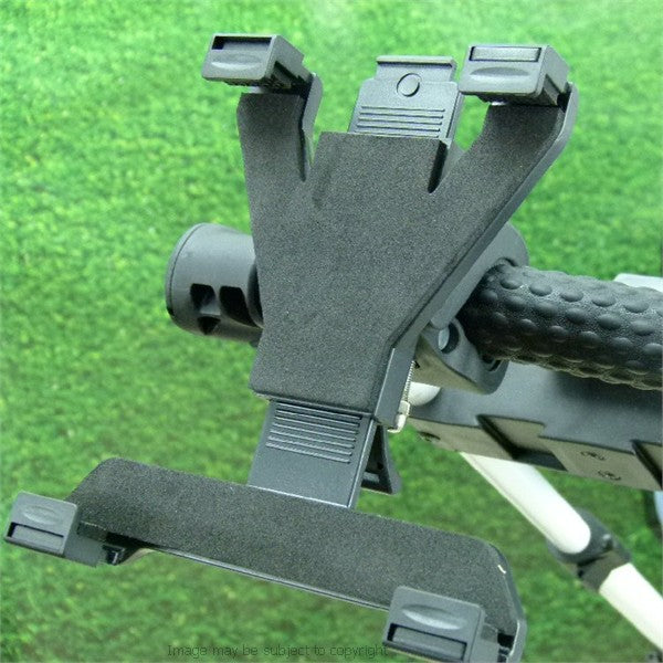 Adjustable Quick Fix Tablet PC Golf Trolley Mount (sku 16496)