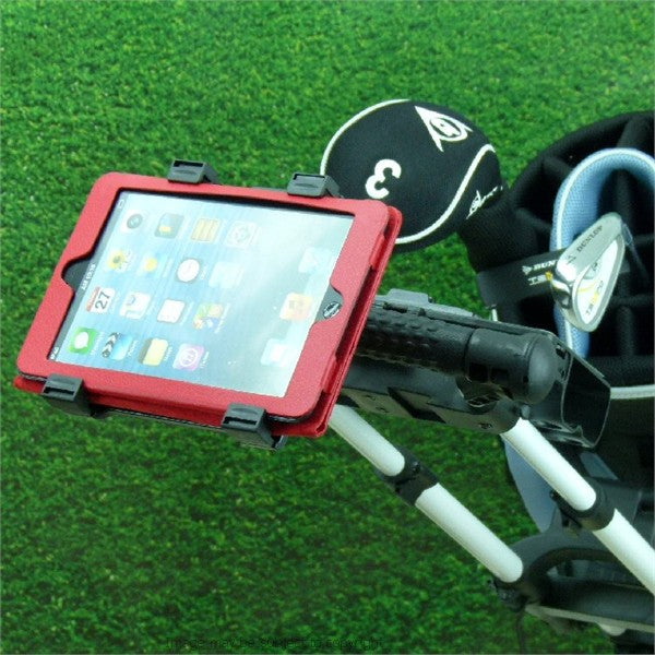 Adjustable Quick Fix Tablet PC Golf Trolley Mount (sku 16496)