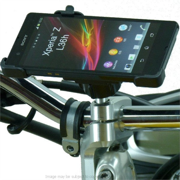 XPERIA Z Motorcycle M8 Handlebar Top Clamp Mount (sku 16592)