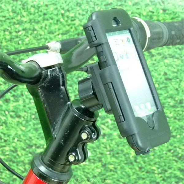 Bicycle Head Stem Mount with iPhone 5S Tough Case (sku 17521)