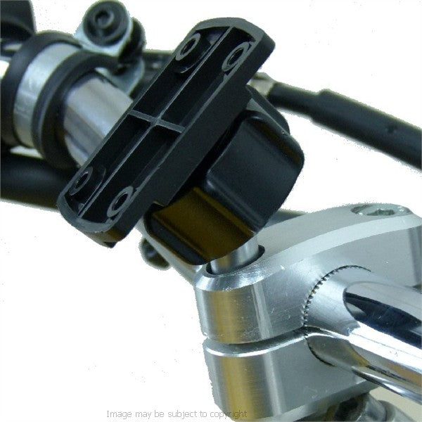 Motorcycle M8 Handlebar Top Clamp Mount with AMPS Adaptor for TomTom Rider V5 (sku 30789)