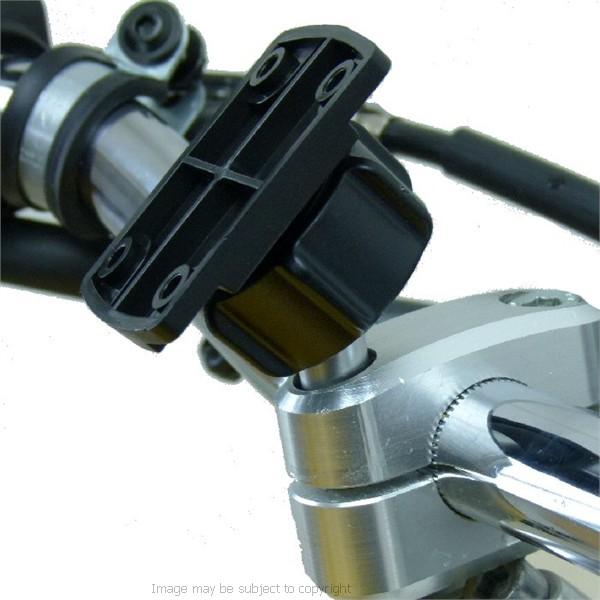 Motorcycle M8 Handlebar Top Clamp Mount with AMPS Adapter for TomTom Rider 40 400 (sku 34214) - BuyBits Ltd UK