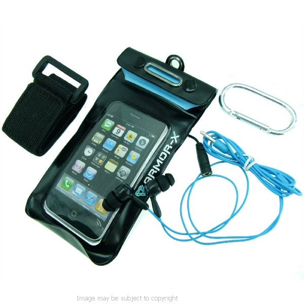 Armor-X IPX8 Waterproof iPhone 5 Sports Music Armband Holder with Headphones (sku 16809)