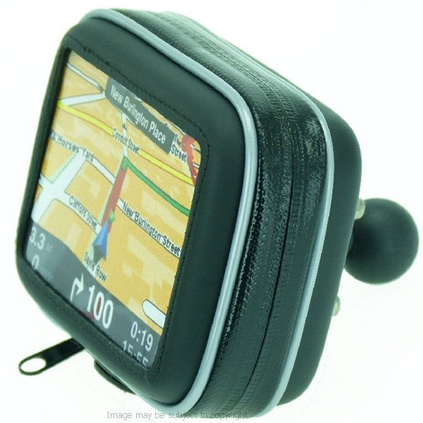 Small Waterproof GPS SatNav Case with RAM 1inch Ball Fitting for RAM Mounts (SKU 16966)