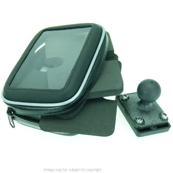 Small Waterproof GPS SatNav Case with RAM 1inch Ball Fitting for RAM Mounts (SKU 16966)
