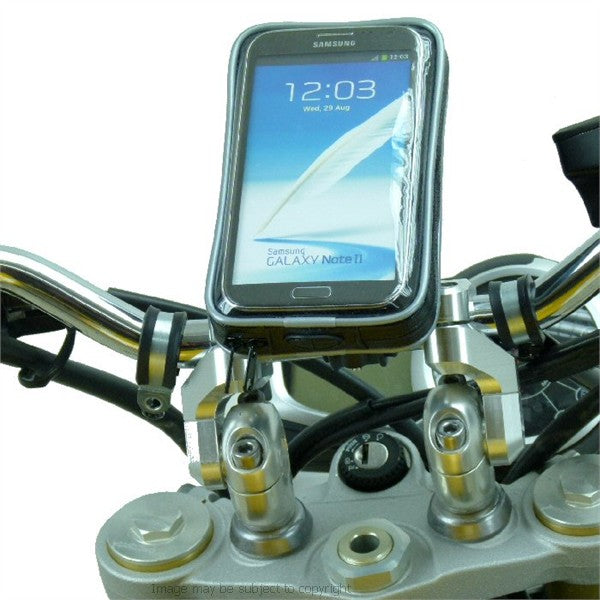 Waterproof Galaxy Note II 2 Motorcycle Handlebar Mount (sku 16148)