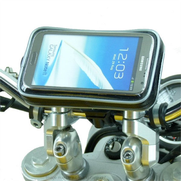 Waterproof Galaxy Note II 2 Motorcycle Handlebar Mount (sku 16148)