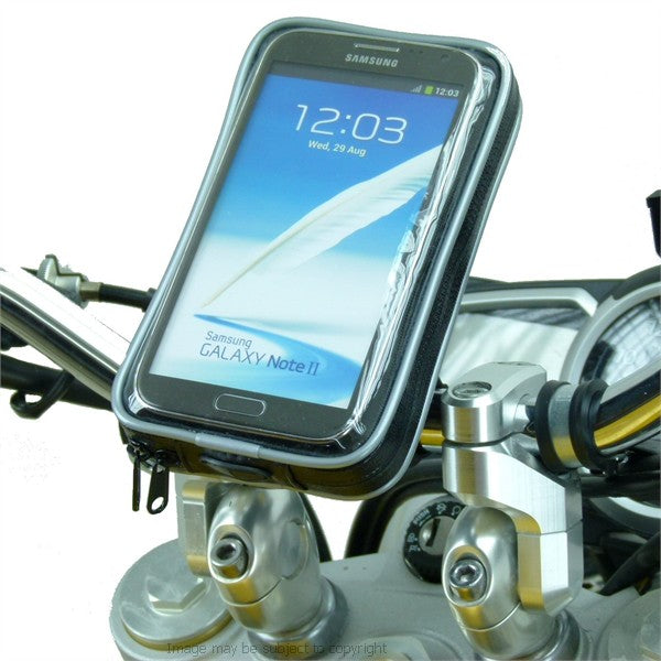 Waterproof Galaxy Note II 2 Motorcycle Handlebar Mount (sku 16148)