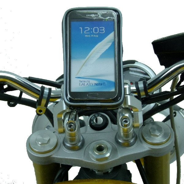 Strong Metal U-Bolt Motorcycle Handlebar Mount for Galaxy Note (SKU 17162)