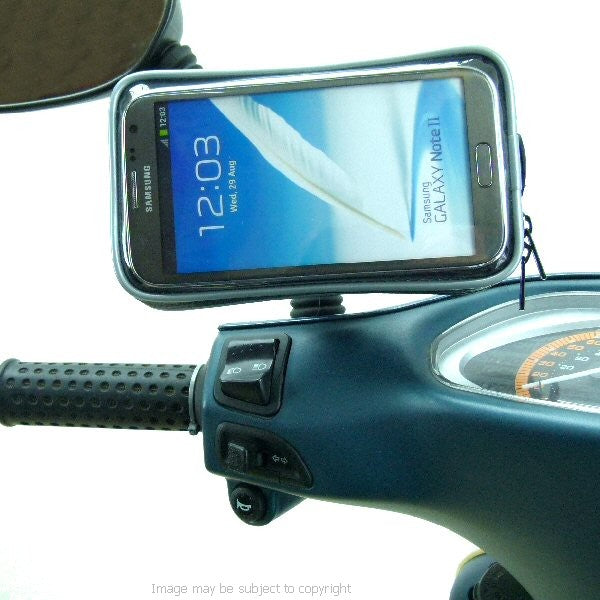 Galaxy Note 2 II Scooter - Moped Mirror Mount (sku 17185)