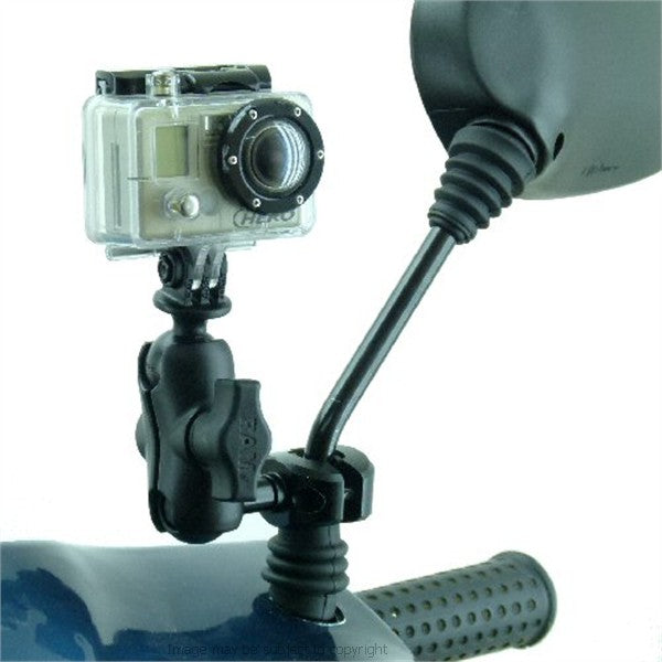 Go Pro Hero Moped Scooter Mirror Mount (sku 17193)