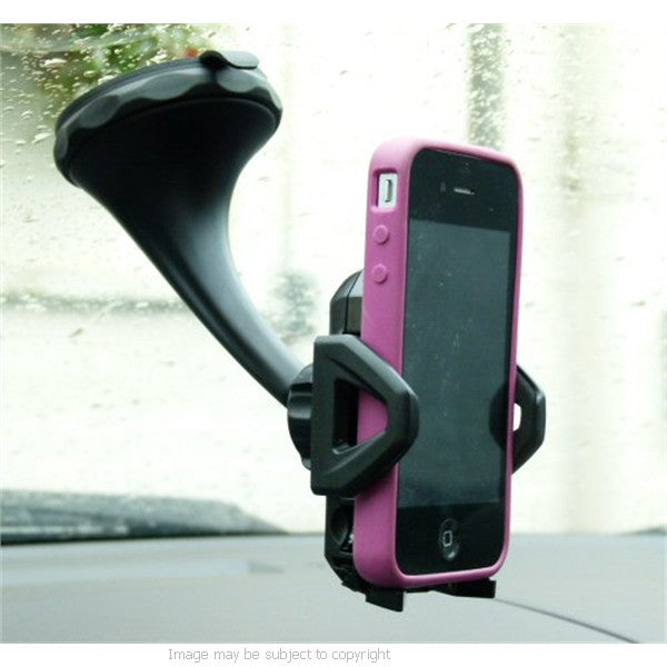 Twist &amp; Lock Suction Car Mount for Apple iPhone 4 (sku 17229)