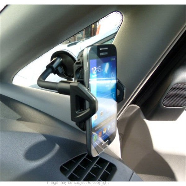 Samsung Galaxy S4 Mini Gooseneck Flex Car Window Mount (sku 17242)
