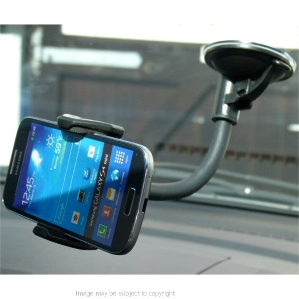 Samsung Galaxy S4 Mini Gooseneck Flex Car Window Mount (sku 17242)