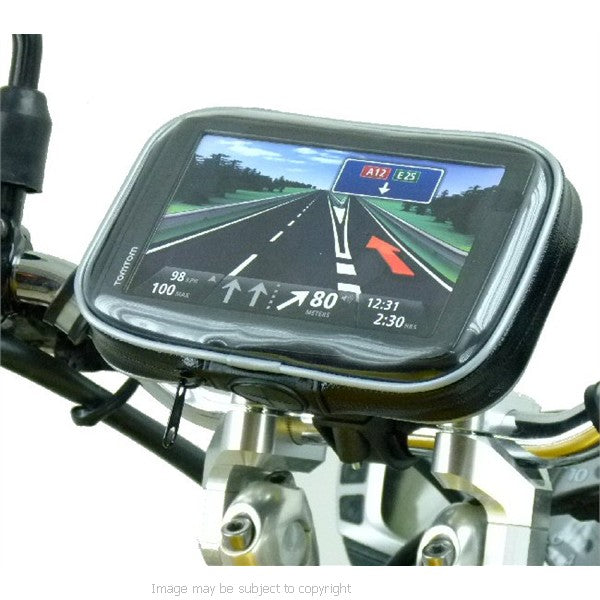 Waterproof Hella - DIN Powered Motorcycle Mount for TomTom START 60 (SKU 17360)