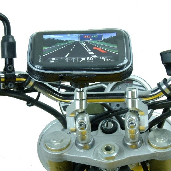Powered Motorcycle M8 Handlebar Clamp Mount for TomTom START 60 SatNav (sku 17361)