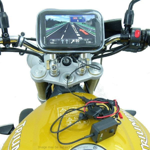 Waterproof Powered Motorcycle Mount for TomTom START 60 (SKU 17358)