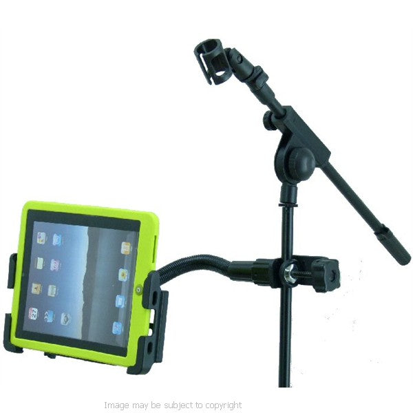 Deluxe 12inch Flexible Music - Mic Stand Tablet Mount for the Apple iPad 2 (sku 18062)