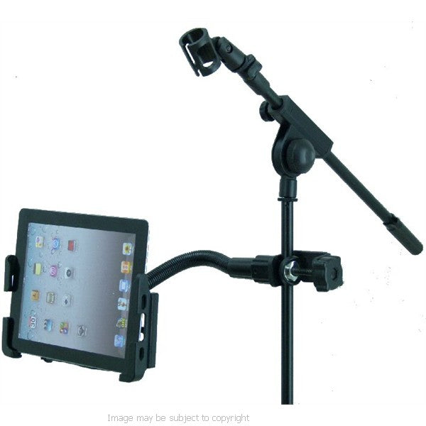 Deluxe 12inch Flexible Music - Mic Stand Tablet Mount for the Apple iPad 4 4th gen (sku 18064)