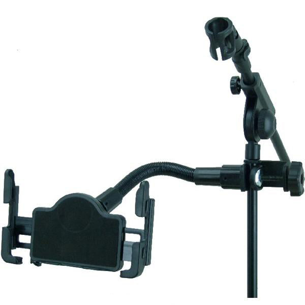 Deluxe 12inch Flexible Music - Mic Stand Tablet Mount for the Apple iPad Mini 4 (sku 33225)
