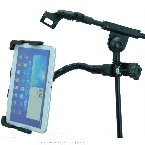 Deluxe 12inch Flexible Music - Mic Stand Tablet Mount for the Samsung Galaxy TAB 3 10inch (sku 18066)