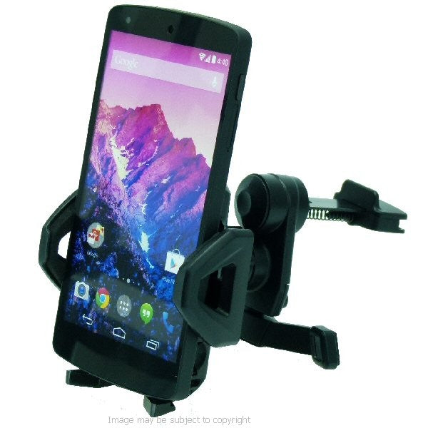 White 'Easy Fit' Vehicle Air Vent Mount for LG Google Nexus 5 (sku 18376)