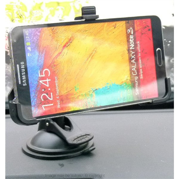 Dedicated Multi-Surface Dashboard - Window Mount Phone Holder for Galaxy Note 3 (sku 18532)