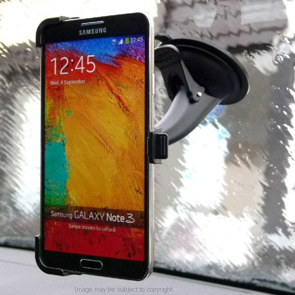 Dedicated Multi-Surface Dashboard - Window Mount Phone Holder for Galaxy Note 3 (sku 18532)