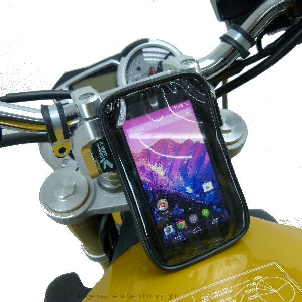 24mm LG Google Nexus 5 Central Fork Stem Yoke Motorcycle Mount (sku 18427)