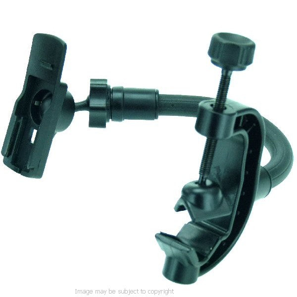 Garmin Oregon 200 300 400T 450 450T 550 550T 600 600T 650 650T Flexi Arm Clamp Golf Trolley Mount (sku 18573)