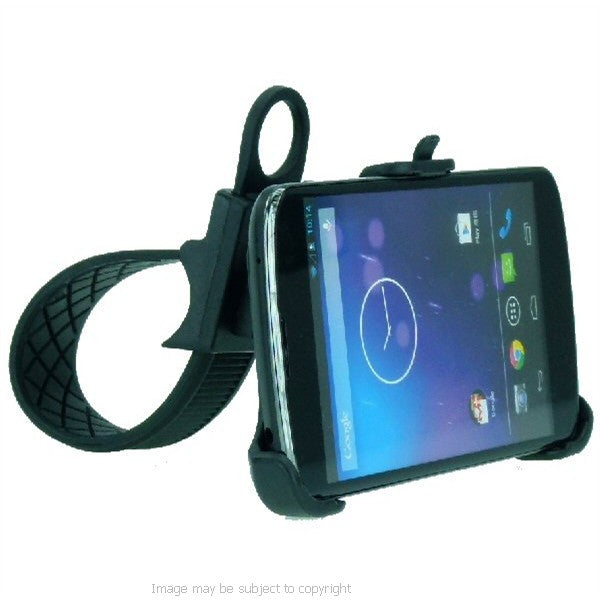 Locking Strap Bike Motorcycle Handlebar Mount for Lg Google Nexus 5 (sku 18766)