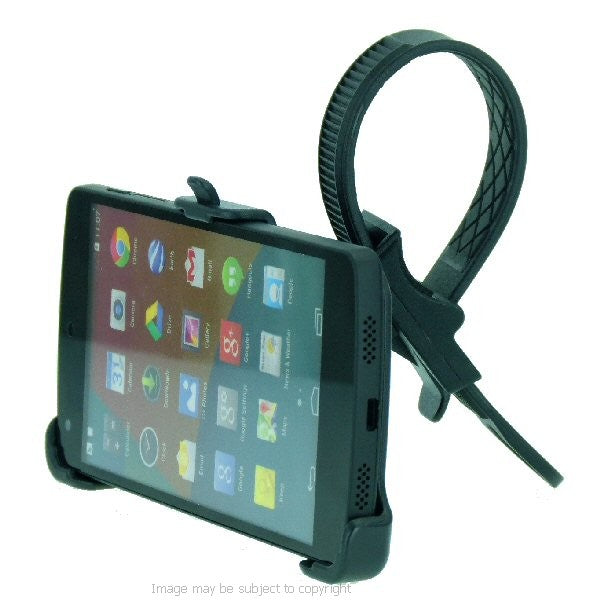 Locking Strap Bike Motorcycle Handlebar Mount for LG Google Nexus 5 (sku 18792)