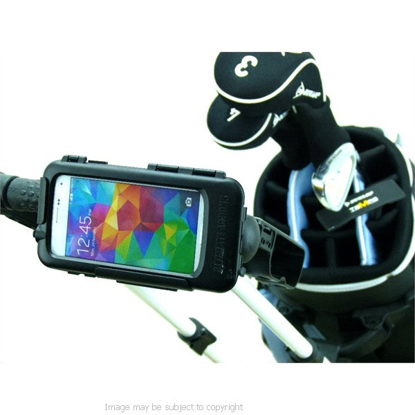 Tough Case Locking Strap Golf Trolley Mount for Galaxy S5 (sku 19473)