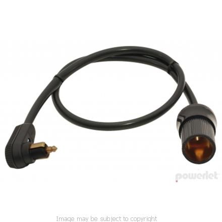 24inch Powerlet To Cigarette Socket Cable - PAC-012 (SKU 3510)