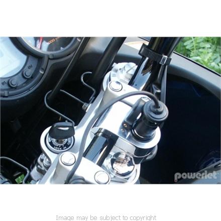 POWERLET DELUXE POWER PLUG &amp; CABLE CLAMP BMW-KTM ADVENTURE STYLE PPL-002 (SKU 3499)