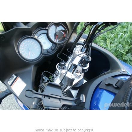 POWERLET DELUXE POWER PLUG &amp; CABLE CLAMP BMW-KTM ADVENTURE STYLE PPL-002 (SKU 3499)