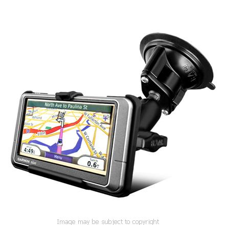 RAM TWIST LOCK SUCTION CUP ARM &amp; HOLDER for the WIDESCREEN GARMIN NUVI 200 series RAM-B-166-GA25U (SKU 4762)