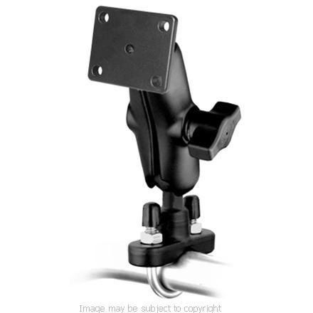 TOMTOM RIDER 2 (II) RAM U BOLT HANDLEBAR MOUNT with SHORT 1 3-4inch ARM with mounting base RAM-B-178-A (SKU 6394)