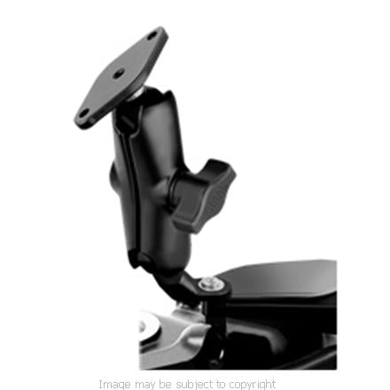 RAM 9MM MOTO FLAT MOUNT with DIAMOND MOUNTING BASE. RAM-B-180U (SKU 7157)